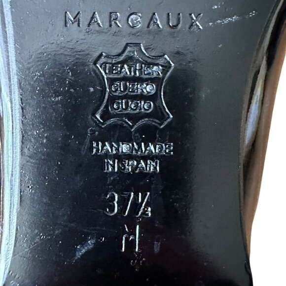 Margaux The Pointe Flat in Black Patent Leather Size 37.5 - Picture 6 of 7